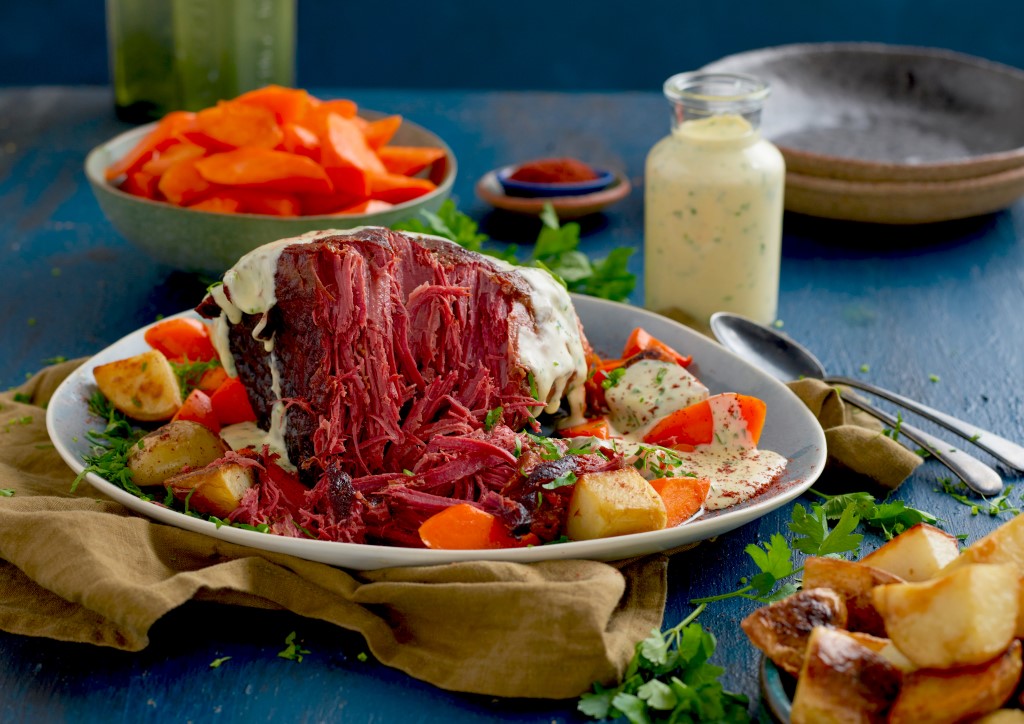 CORNED SILVERSIDE IN GINGER BEER Manning Valley